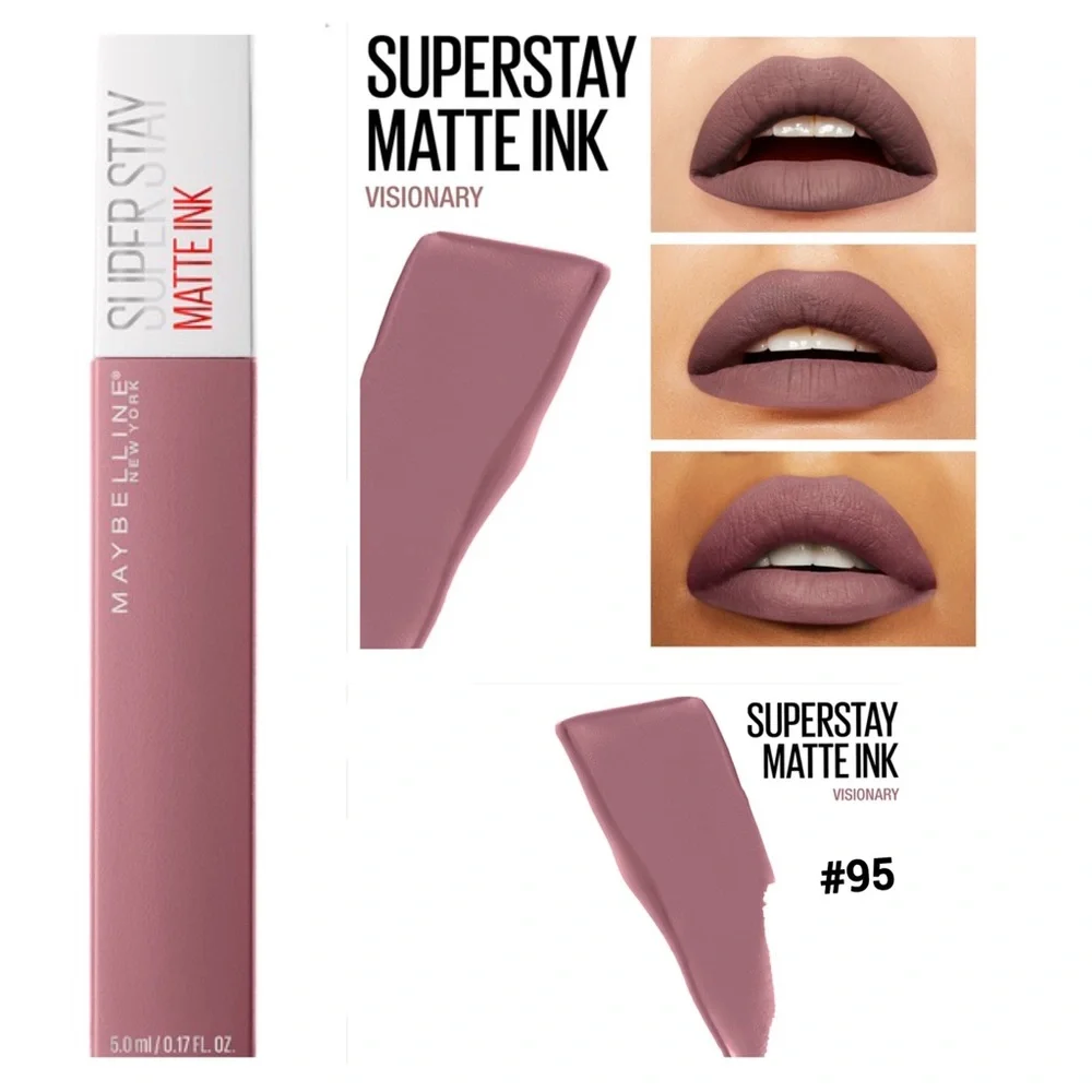 💕 Maybelline Super Stay Matte Ink Liquid Lipstick, Visionary